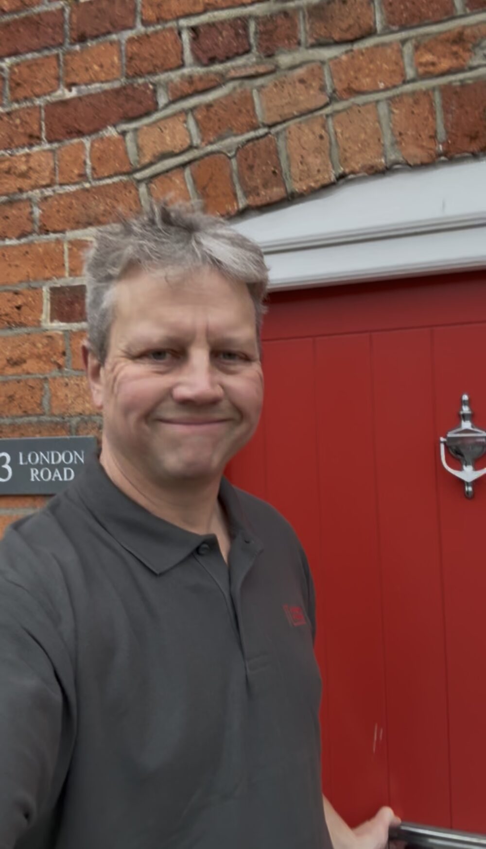 Sean Ogilvy, owner of Pillarbox Property, outside 23 London Road